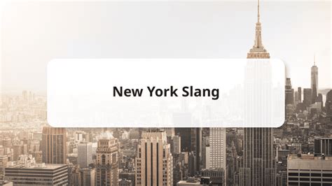 tp new york slang meaning